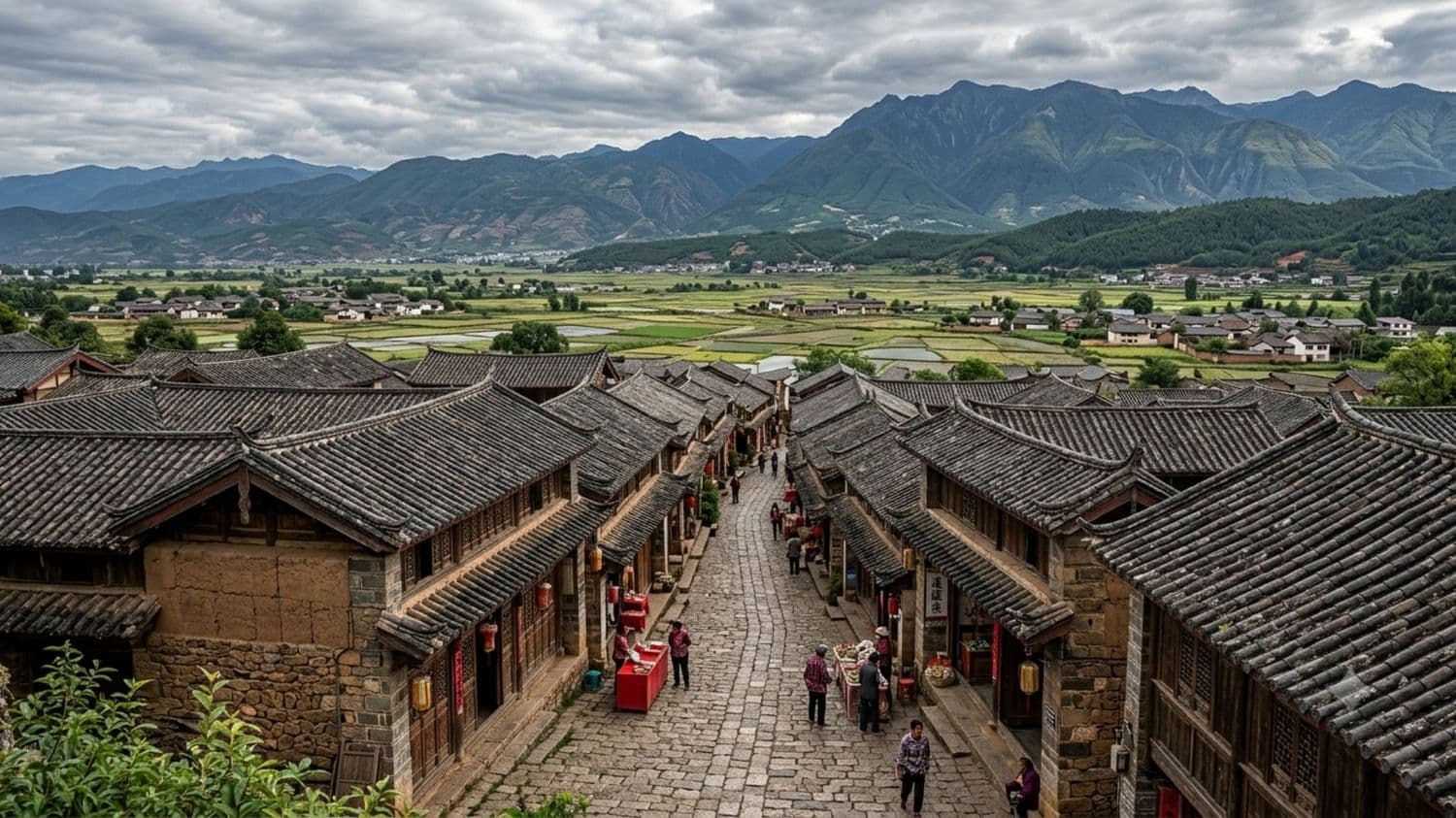 Dali Ancient Town and Lijiang Old Town in Yunnan, China