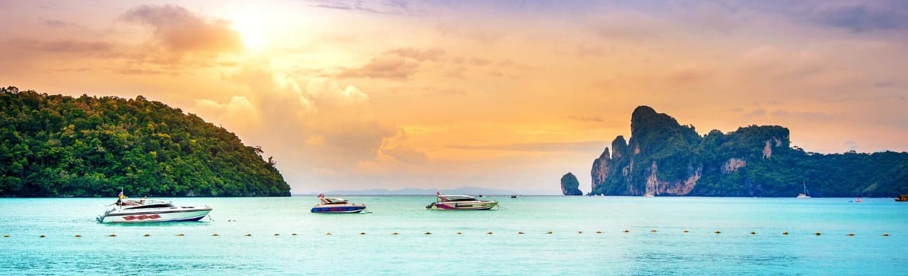 Thailand travel experiences featuring tropical beaches, cultural landmarks, and vibrant city life