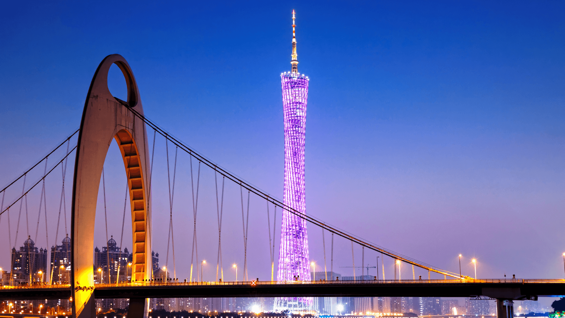 Canton Tower and Pearl River skyline, Guangzhou