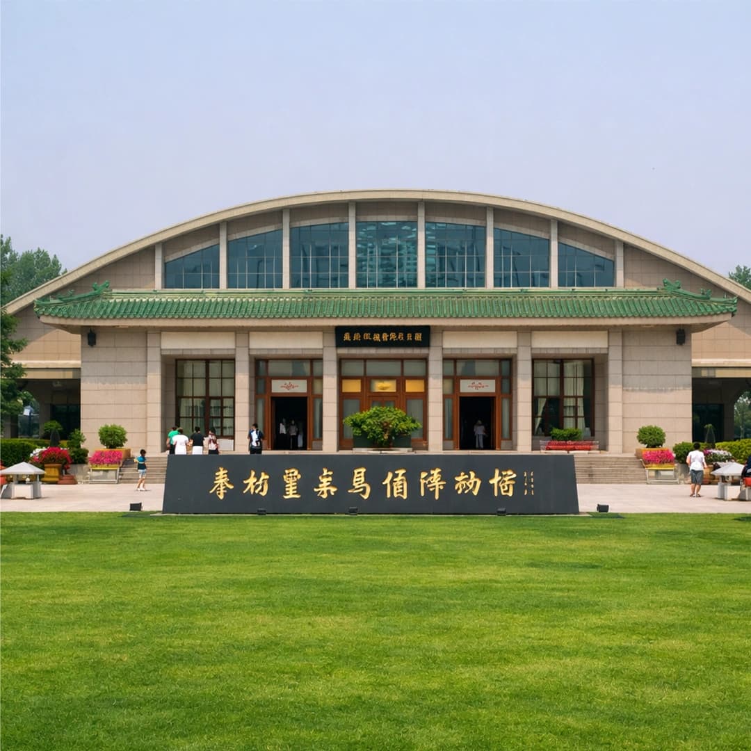 Terracotta Warriors at Qin Shi Huang Mausoleum Museum with rows of ancient clay soldiers in excavation site