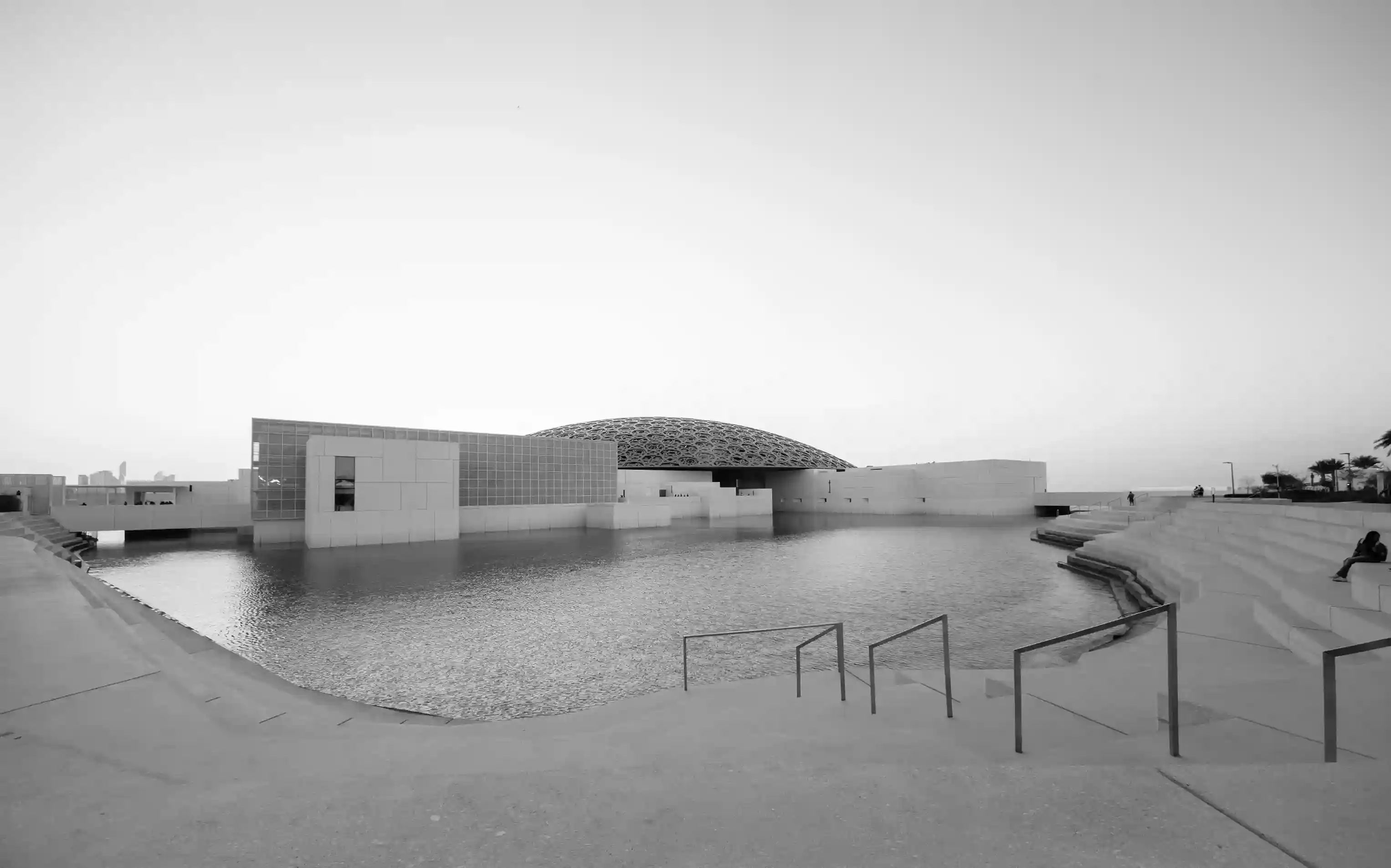 Louvre Abu Dhabi museum with iconic dome architecture