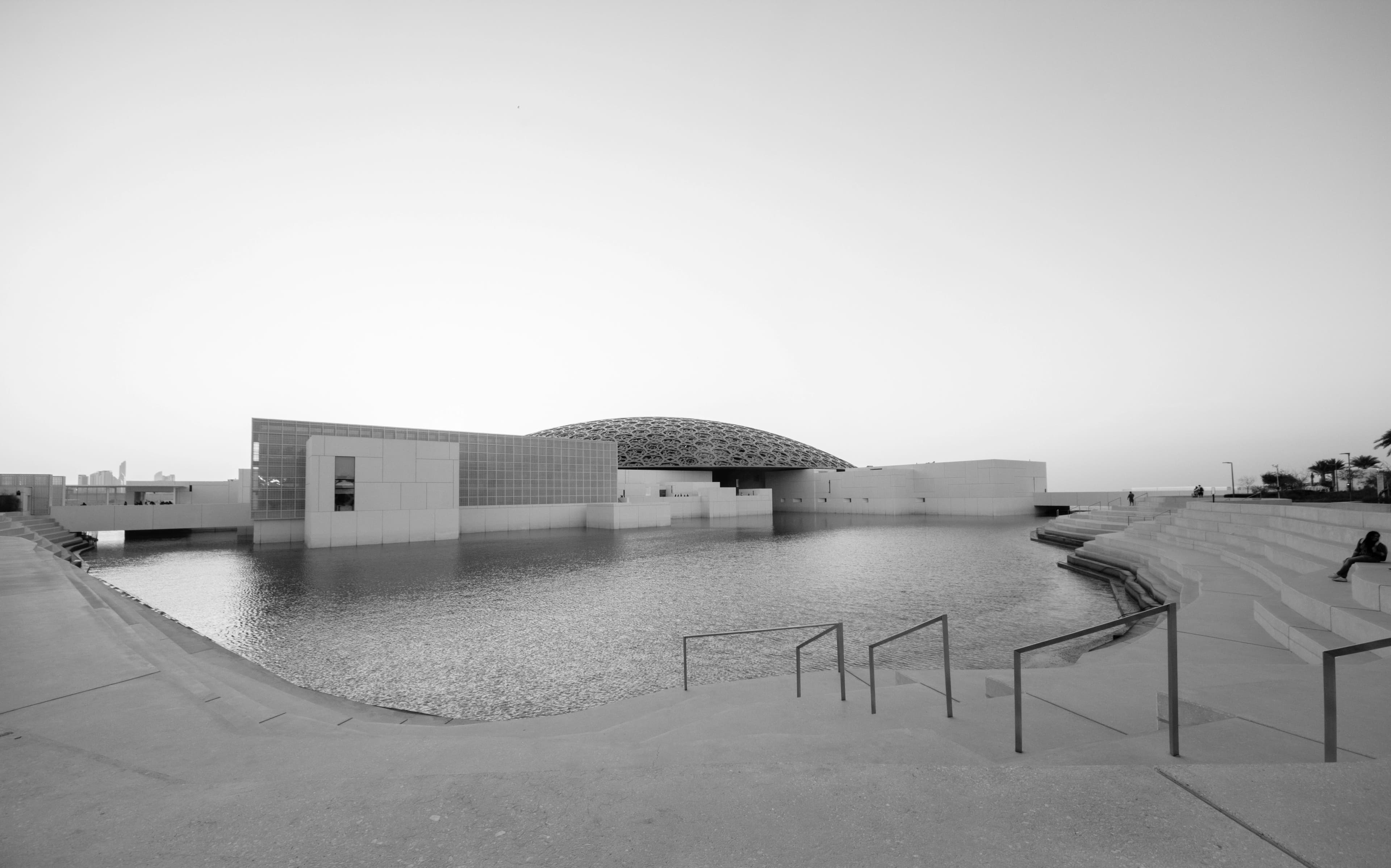 Louvre Abu Dhabi museum with iconic dome architecture