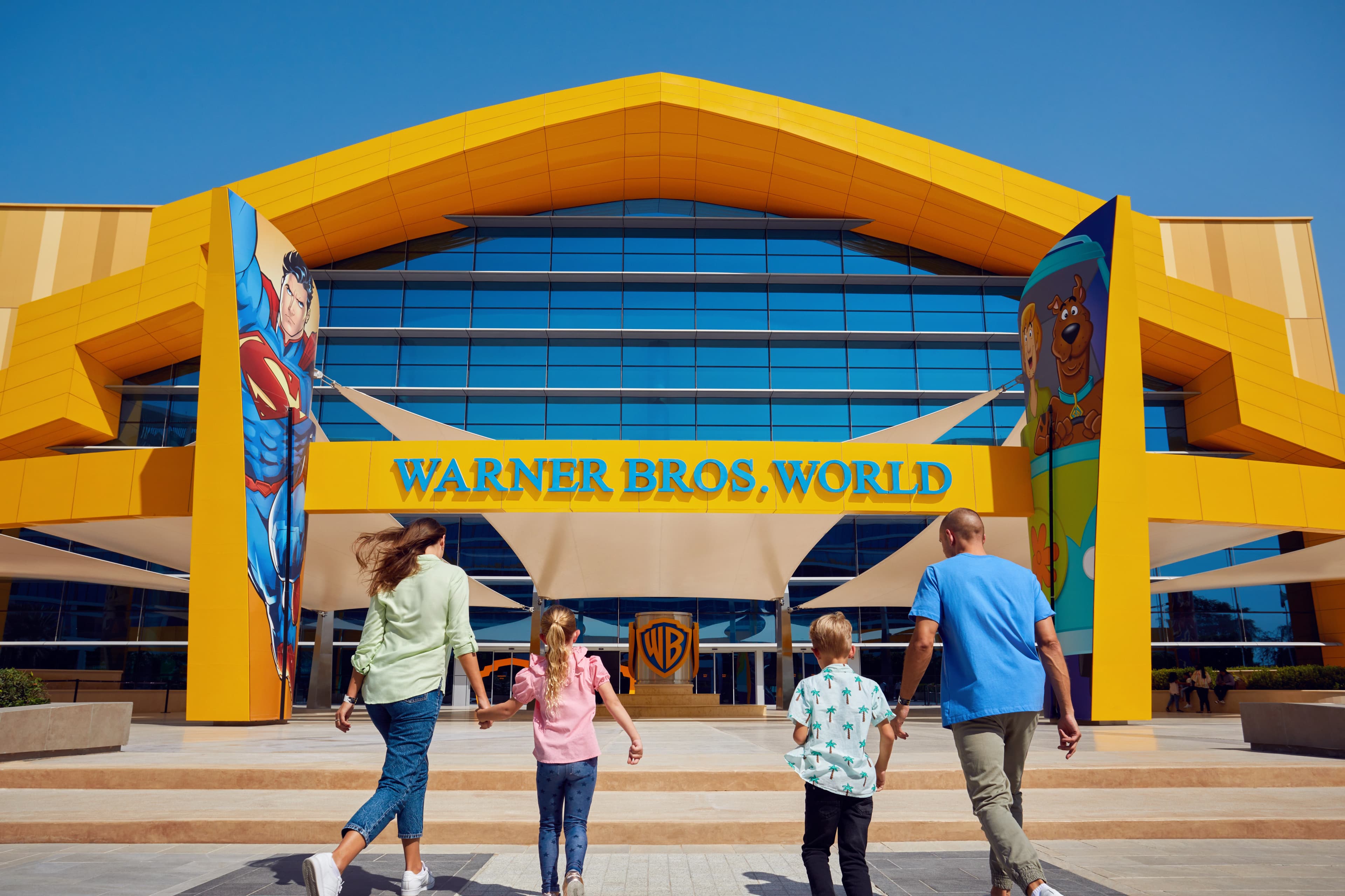 Warner Bros World indoor theme park on Yas Island Abu Dhabi