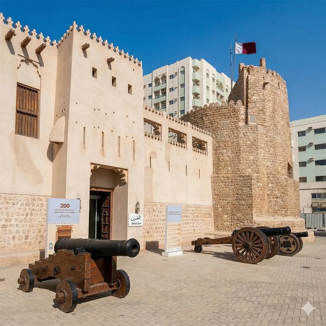 Sharjah Fort historic landmark reflecting traditional Emirati architecture