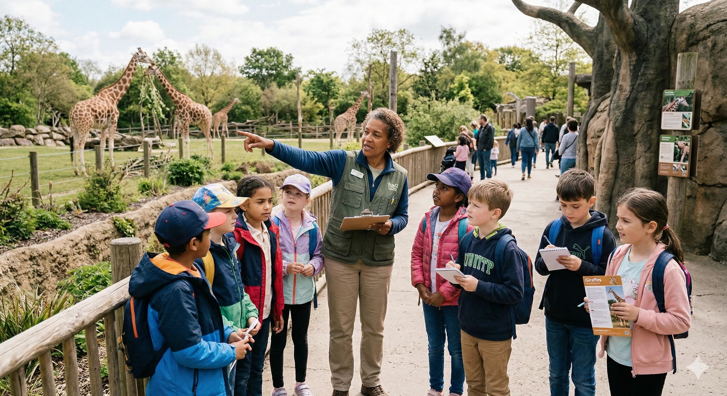 Students exploring UAE landmarks during an educational tour program