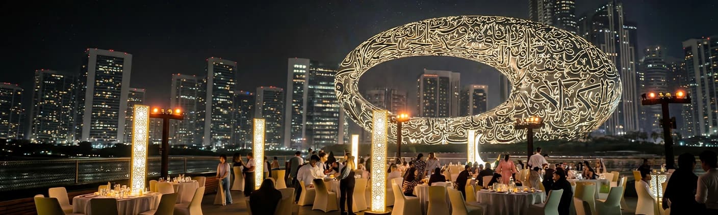 Indian travelers enjoying UAE cultural festivals and food experiences