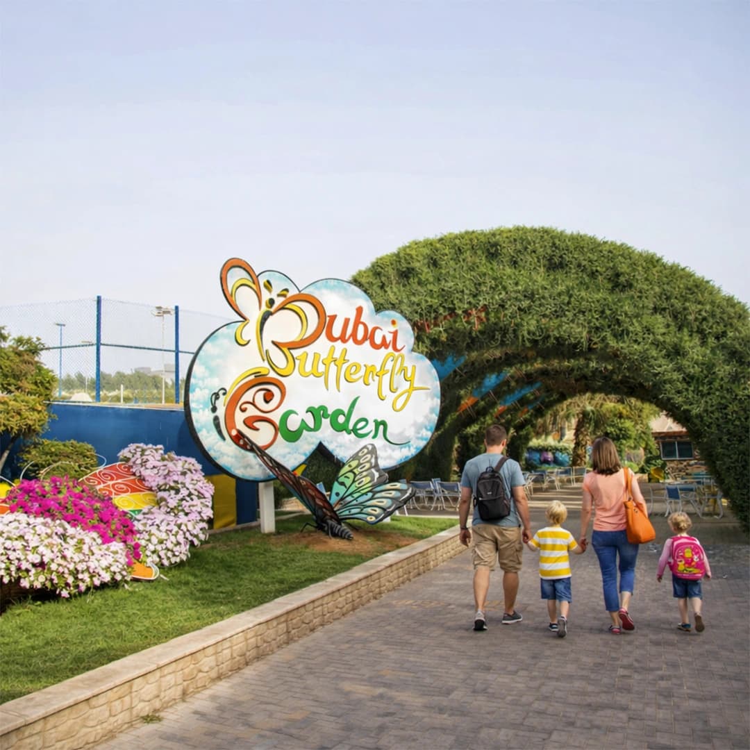 Family relaxing at UAE beach resort with kids playing by the sea and luxury family-friendly amenities