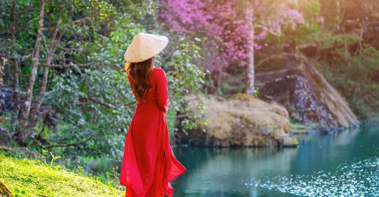 Travelers exploring popular destinations in Vietnam