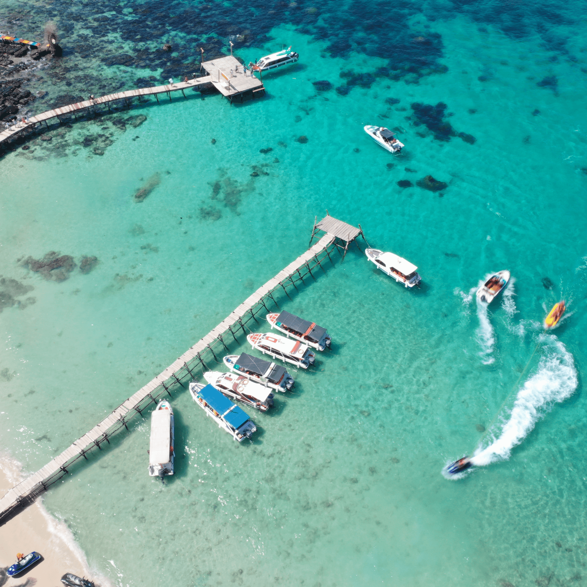 Tropical beaches and luxury island resorts in Phu Quoc, Vietnam