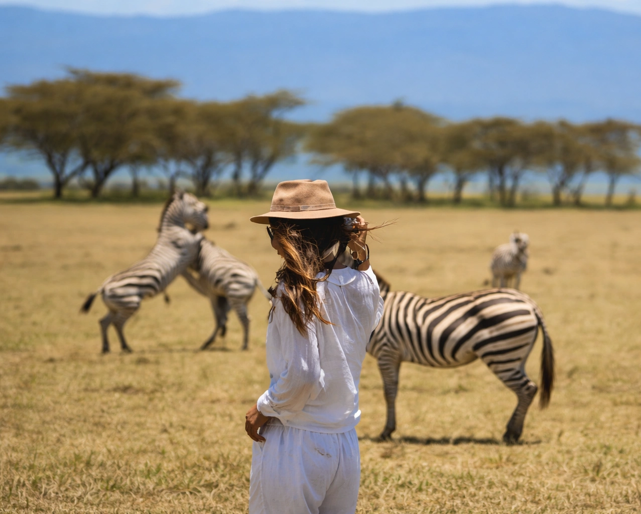 Kenya safari landscape with wildlife and savannah representing popular Kenya holiday packages