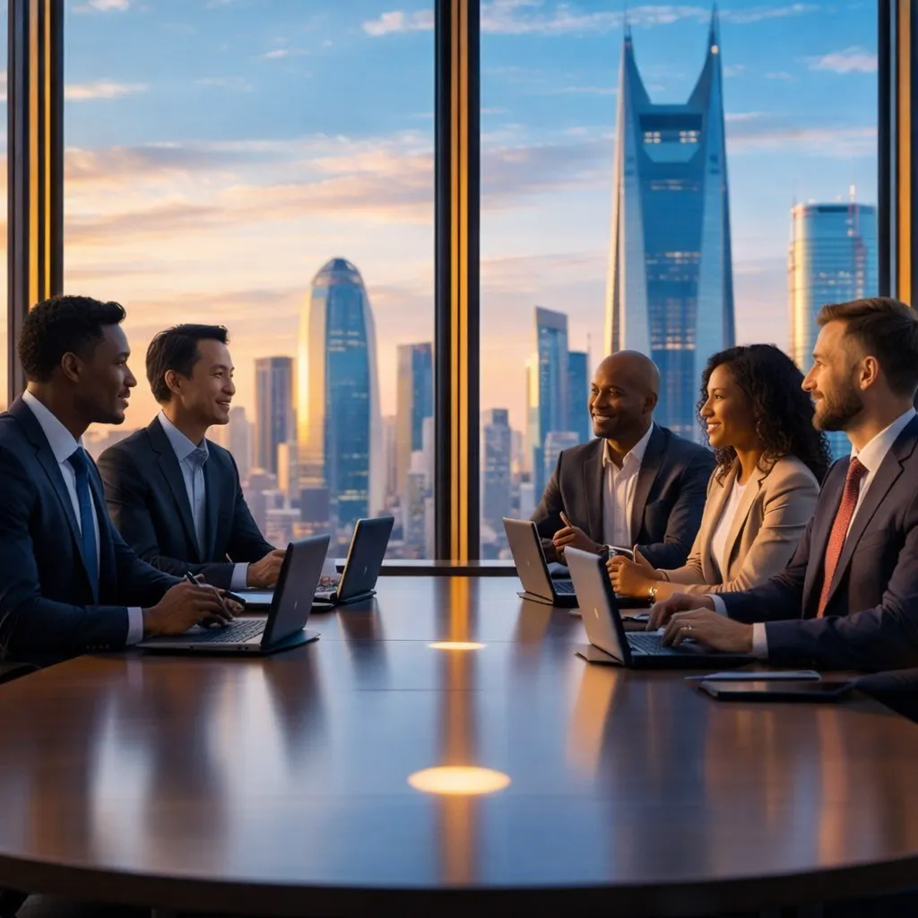 Dubai skyline with modern skyscrapers and business hubs, representing the UAE as a leading destination for B2B and MICE travel